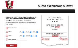 kfcfeedback.com.au - kfc feedback customer survey